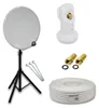 PremiumX Camping SAT Anlage 60cm ALU Antenne Single LNB Produktbild-Vorschau 1