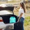 com-four® 2x Wäschesack für Reisen - faltbarer Wäschebeutel Produktbild-Vorschau 2