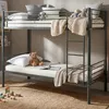 Letto a castello Dixie 90x200cm - metallo - nero opaco Anteprima dell’immagine prodotto 2