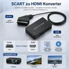 SCART auf HDMI Adapter Konverter 1m Kabel 1080p für HD-TV Produktbild-Vorschau 2