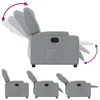 The Living Store Relaxsessel Elektrisch Hellgrau Stoff Produktbild-Vorschau 7