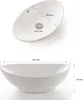 VILSTEIN Keramik Waschbecken, 60cm, Oval, Weiß, Mit Produktbild-Vorschau 4