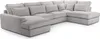 Fedve Ecksofa Eckcouch Medan U Form Big Sofa Sofagarnitur Produktbild-Vorschau 1