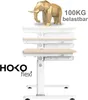 HOKO Kinderschreibtisch-Set 120x60 cm höhenverstellbar, mit Produktbild-Vorschau 3