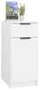 vidaXL Armoire de bureau blanc 33,5x50x75 cm Bois composite Voir les images du produit 4