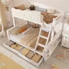 STILVORA Kinderstapelbed 90x200/140x200 cm met wolkenhek, Productafbeelding-voorbeeld 3