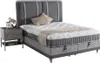 TORINO Polsterbett  90x200  - Farbe: Grau - Set:  Produktbild-Vorschau 1