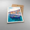 Gerahmtes Poster - Rahmen in heller Eiche - Porto Boote die Produktbild-Vorschau 3