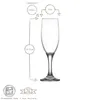 Bicchiere Misket LAV, in vetro, per champagne, 190 ml, Anteprima dell’immagine prodotto 9