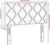 Tête de lit vidaXL bleu foncé 90 cm velours Voir les images du produit 8