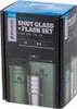 A product box for a Stanley Shot Glass + Flask Set. Produktbild-Vorschau