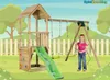 Spielturmking Spielturm LOFT mit Rutsche Doppelschaukel Produktbild-Vorschau 6
