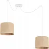 A white background with a double pendant light fixture. Náhľad obrázku produktu