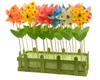 Blumenstecker Windmühle / Windrad aus Plastik 9x28cm 1 Produktbild-Vorschau 2