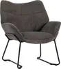 Indoor Wohnset Aliano dark grey mit 2 Sesseln & Produktbild-Vorschau 3