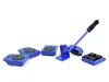A set of furniture moving rollers and a lifter on a white background. Podgląd zdjęcia produktu