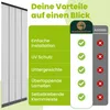 IS-A-PVC-Lamellenvorhang Polyester 125 x 240 cm anthrazit, Produktbild-Vorschau 4