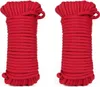 2x Paracord Campingseil Survival 15m Outdoor Fallschirm Produktbild-Vorschau 1