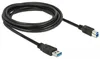 DELOCK USB Kabel USB3.0 A -> B St/St 3.00m schwarz Produktbild-Vorschau 5