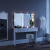 Schminktisch Vicco Azur Weiß 120 cm mit LED Beleuchtung und Produktbild-Vorschau 4