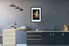 MuchoWow® MuchoWow® Gerahmtes Poster Schwarz und Gold - Produktbild-Vorschau 2