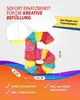 Pinata Zahl 6 Set mit Stab und Augenmaske für Produktbild-Vorschau 5