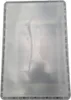 A top-down view of a transparent plastic Eurobox. Produktbild-Vorschau