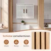 COSTWAY Schmaler Badezimmerschrank, Hängeschrank Bad mit 2 Produktbild-Vorschau 6