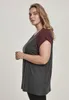 Urban Classics Ladies - RAGLAN Contrast Top charcoal - XL Produktbild-Vorschau 12