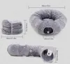 Tierschatz XXL Katzentunnel mit Katzenbett, rund, 90 cm, Produktbild-Vorschau 4
