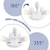 ZMH LED Deckenleuchte Weiß 3 Flammig Deckenbeleuchtung GU10 Produktbild-Vorschau 5