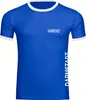 multifanshop Kontrast T-Shirt - Darmstadt - Brust & Seite, Produktbild-Vorschau 1
