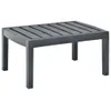 vidaXL Table de jardin anthracite 78x55x38 cm plastique Voir les images du produit 5