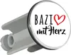 Huuraa Waschbeckenstöpsel Bazi mit Herz 4cm Produktbild-Vorschau 1