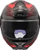 LS2 FF910 ADVANT II ASTRAL Klapphelm XXXL in rot/schwarz Produktbild-Vorschau 2