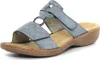 Rieker Damen Pantolette mit Klettverschluss und T-Riemen Produktbild-Vorschau 30
