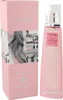Givenchy Live Irrésistible Eau de Toilette in rosa Flakon mit strukturierter Oberfläche neben passender Verpackung mit stilvollem Design Anteprima dell’immagine prodotto