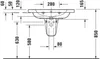 Duravit D-Code 2.0 Waschtisch, 800mm, m. ÜL, 1 Hahnloch, Produktbild-Vorschau 9