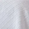 HOMESCAPES Weiße Tagesdecke mit Diamant-Muster, 230 x 260 Produktbild-Vorschau 3