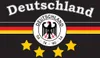 Drapeau ALLEMAGNE 7 football 4 ÉTOILES noir 90 x 150 cm Voir les images du produit 1