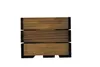 Blumenkasten aus Holz braun 40 cm mit Herz Produktbild-Vorschau 5