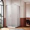 SONNI Cabine de douche accès d'angle Double portes Voir les images du produit 2