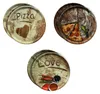 set di 6 piatti da pizza Olive, salame e pizza preferita Ø Anteprima dell’immagine prodotto 1