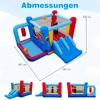 COSTWAY Hüpfburg für Kinder, Bouncy Castle mit 550W Produktbild-Vorschau 3