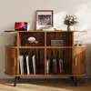Komoda Merax HiFi s posuvnými dvířky, skříňka na Náhled obrázku produktu 3