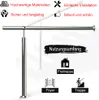 NAIZY 150 cm Geländer Eingangsgeländer Edelstahl Handlauf Produktbild-Vorschau 4