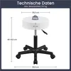 Yaheetech Rollhocker Drehhocker, höhenverstellbarer Produktbild-Vorschau 6