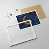 Gerahmtes Poster - Weißer Rahmen - Mädchen auf der Mond - Produktbild-Vorschau 4