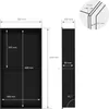 LuxeBath Wandnische Doppel aus Edelstahl, 30x60x10 cm, Produktbild-Vorschau 7