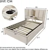 Flieks Hydraulisches Polsterbett 90x200cm mit Becherhalter, Produktbild-Vorschau 7